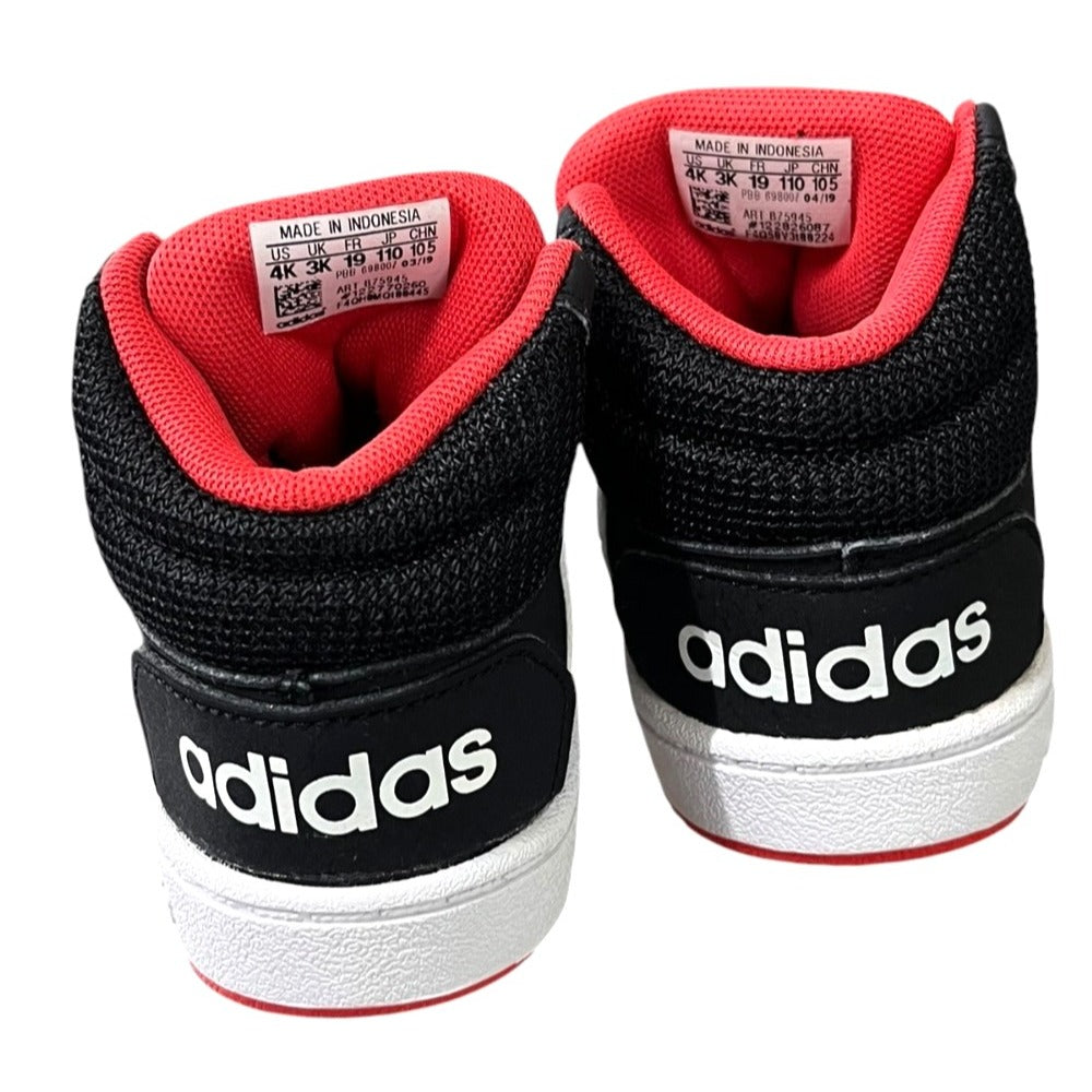 Adidas Toddler Hoops 2.0 Mid Sneakers Size 4K