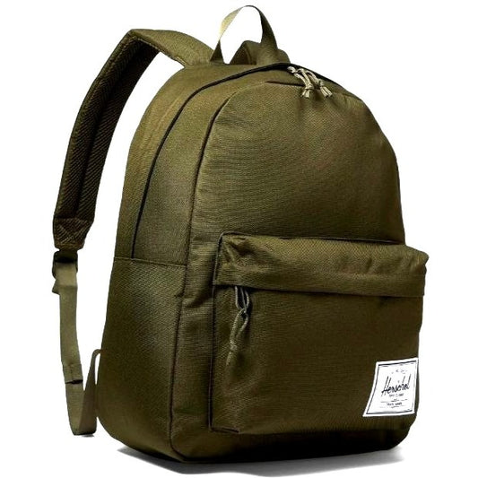 Herschel Supply Co. Olive Green Backpack With Front Pocket & Adjustable Straps