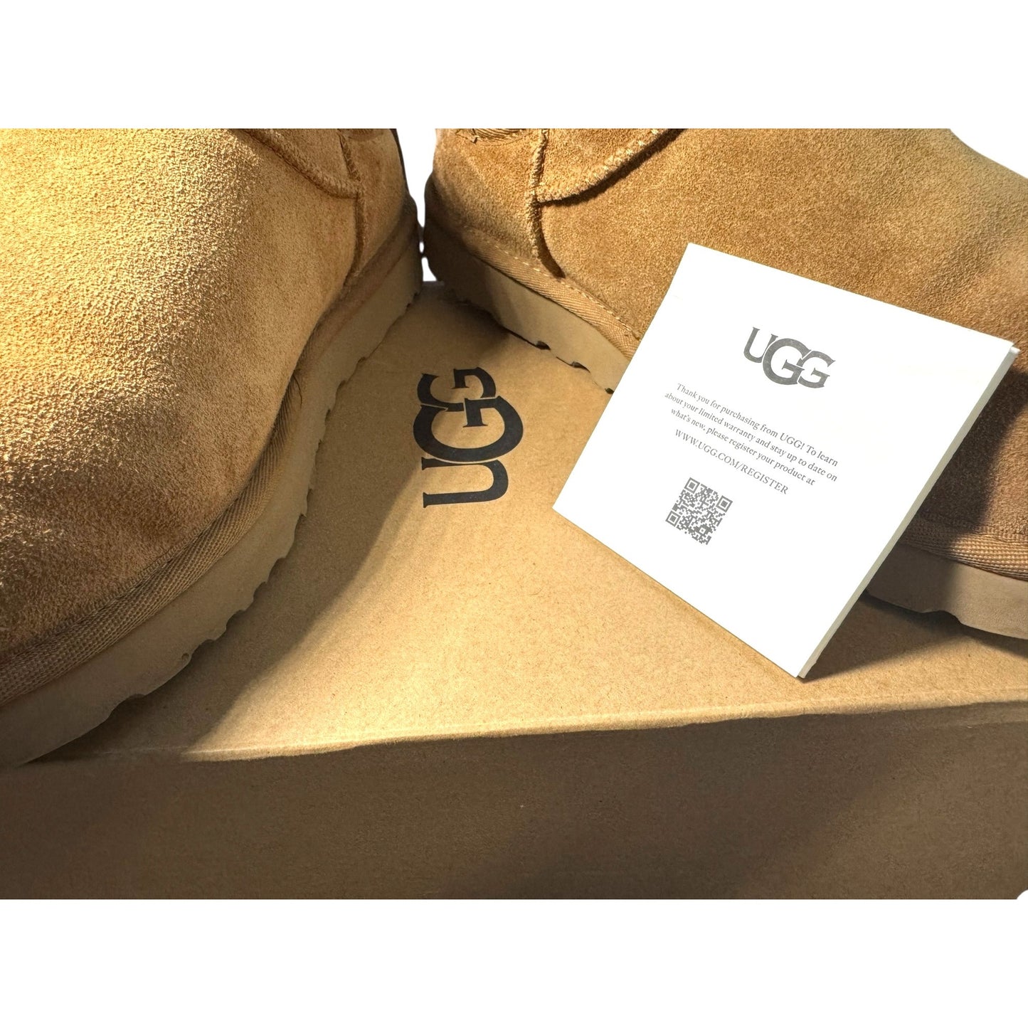 UGG Women's Tasman Slippers In Chestnut Suede Size 7-8