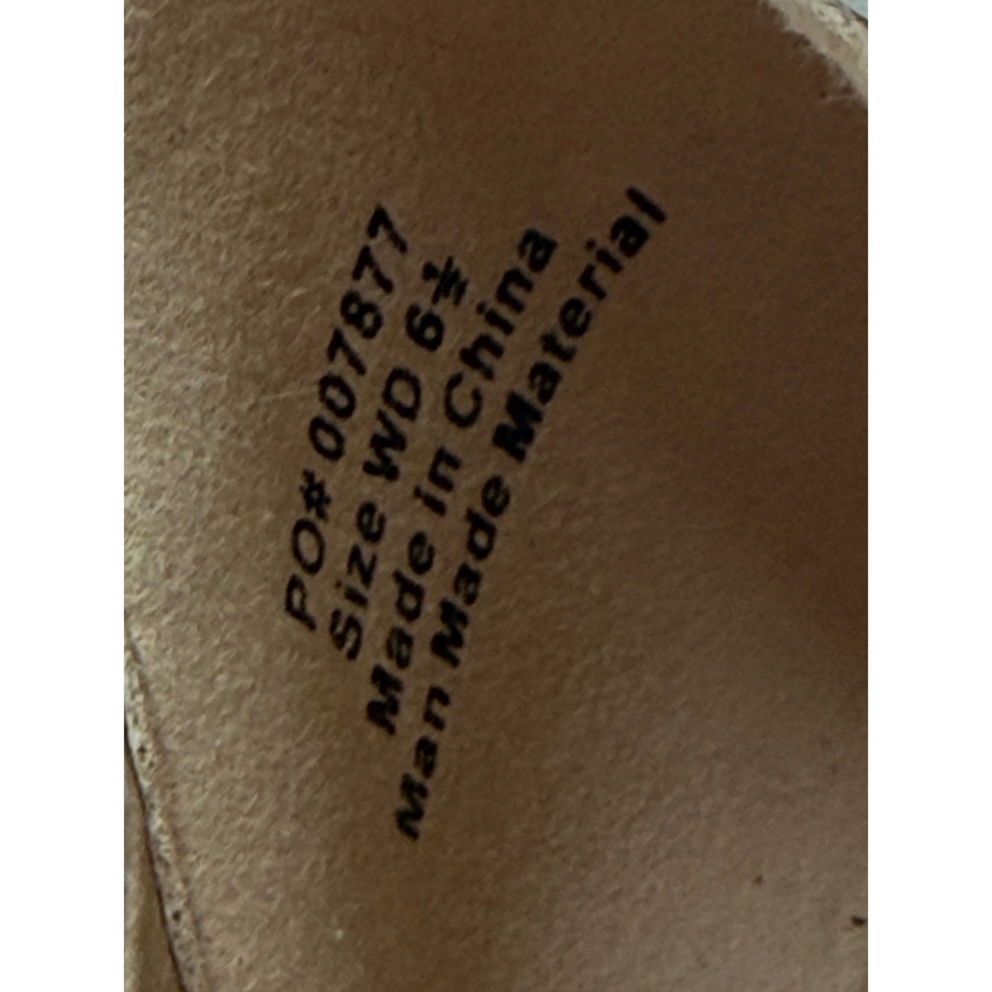White Journee Collection Ballet Flats Size 6.5