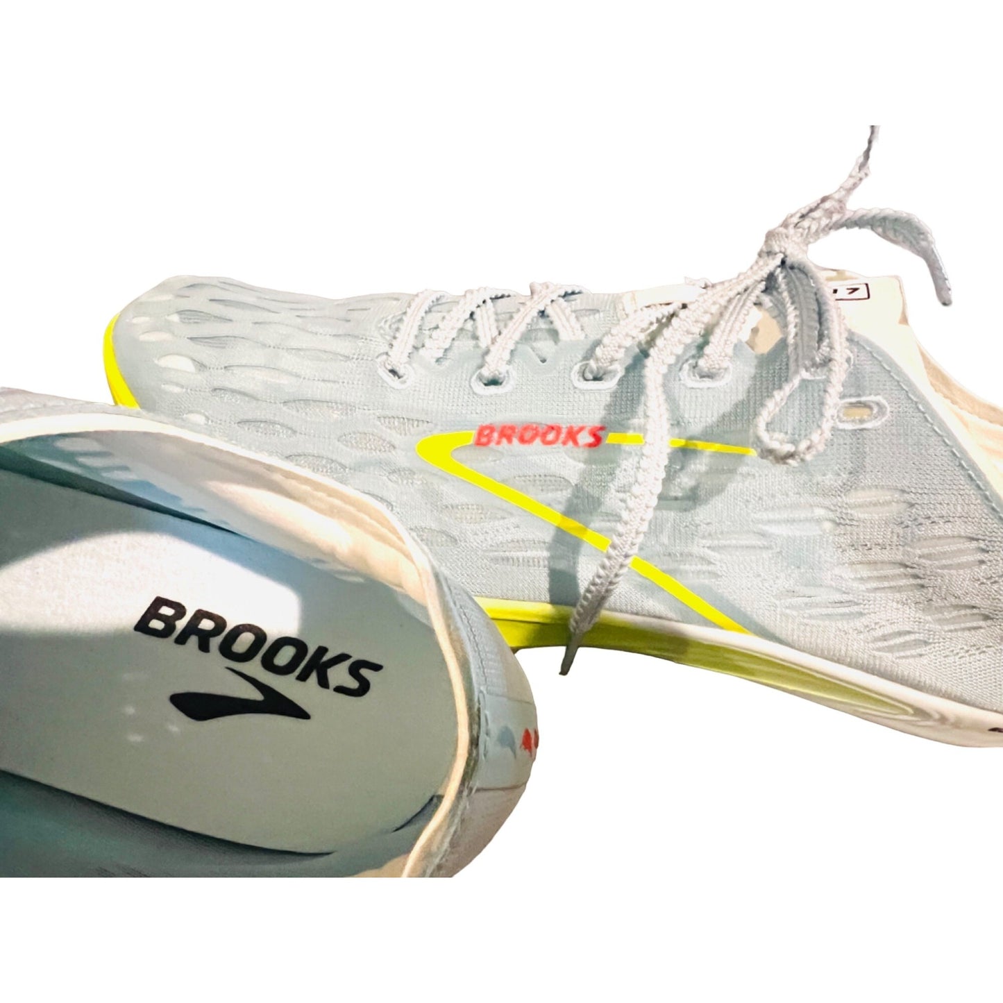 Brooks ELMNS 7 Uni Spike Blu/Night Size 10 Cleats Running Shoe