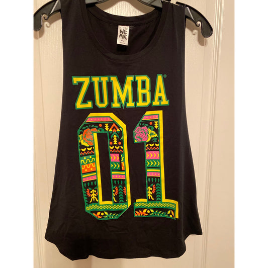NWT XS  Zumba Open Back Tank