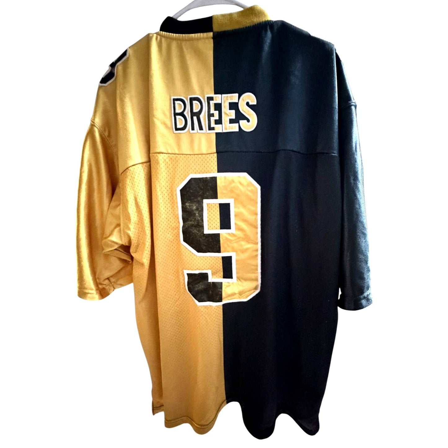 Nike NFL New Orleans Saints Drew Brees' #9 Jersey Gold & Black Size 56
