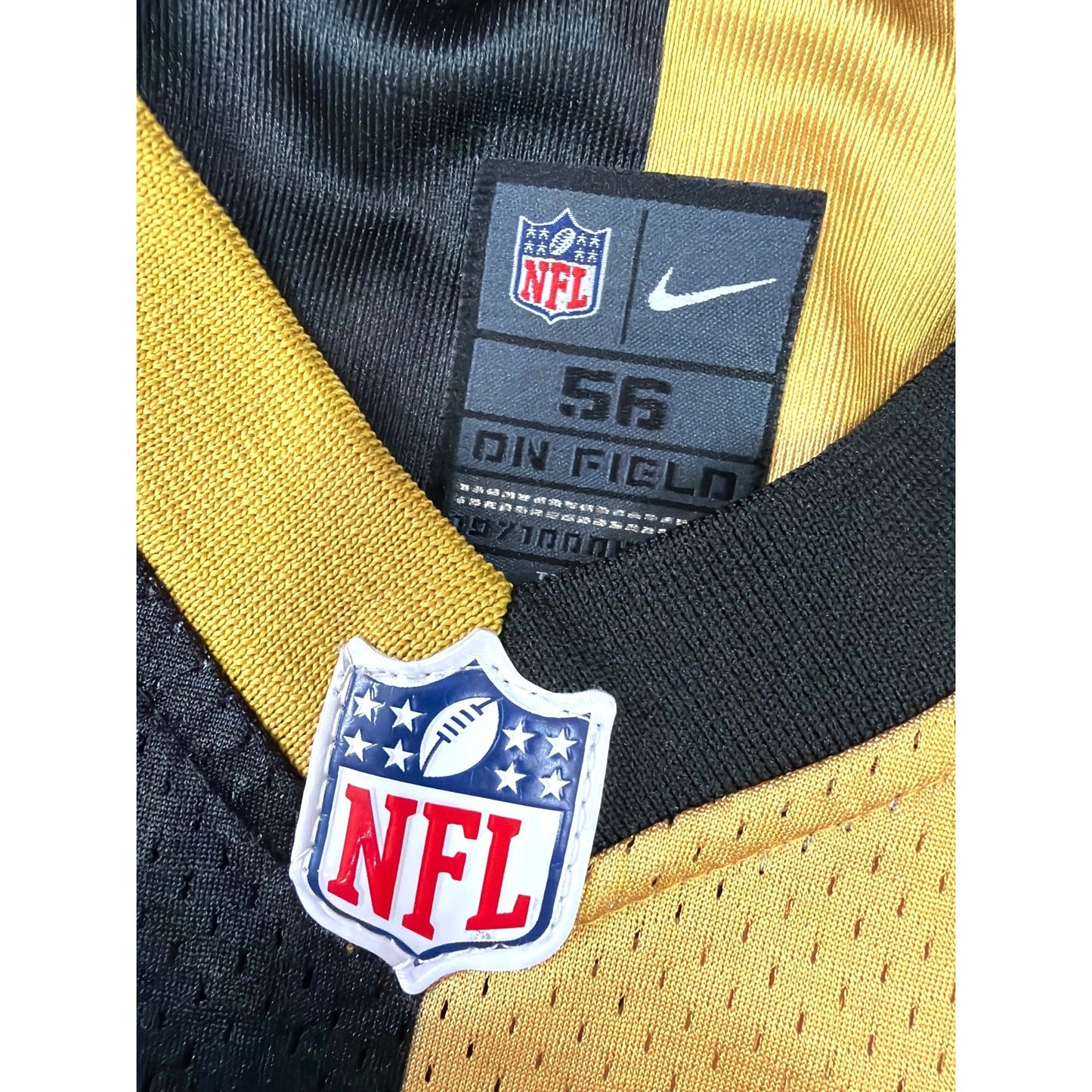 Nike NFL New Orleans Saints Drew Brees' #9 Jersey Gold & Black Size 56