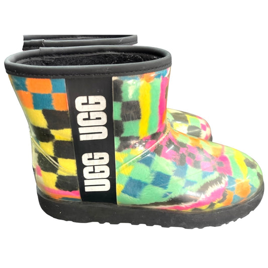 UGG Classic Mini Clear Checks Waterproof Boots Women's Size 6