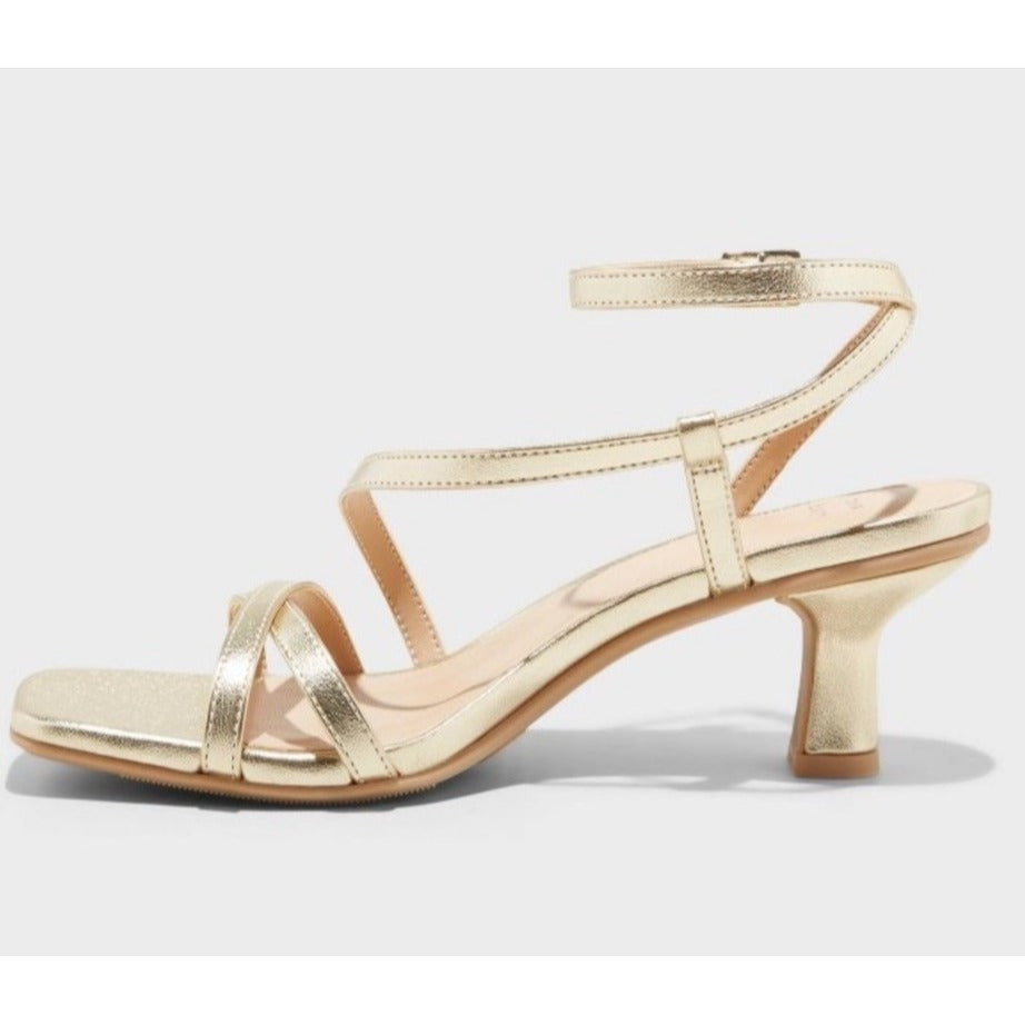 A New Day Women's Irena Strappy Heels Size 6.5 NWT