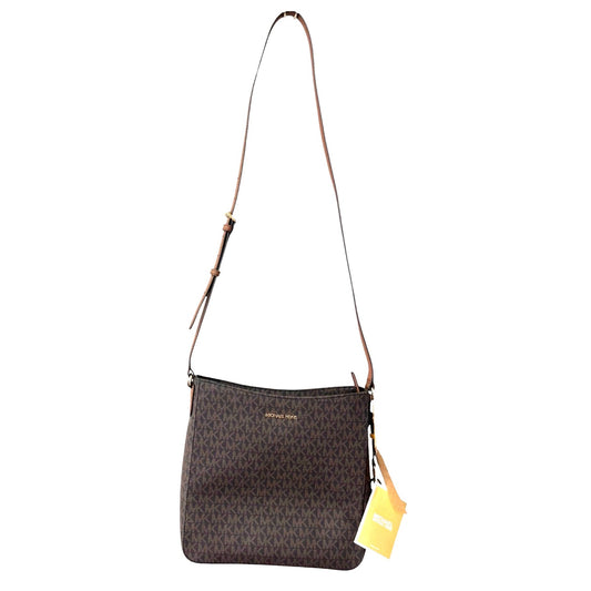 Michael Kors Brown Signature PVC Monogram Shoulder/Crossbody Bag NWT