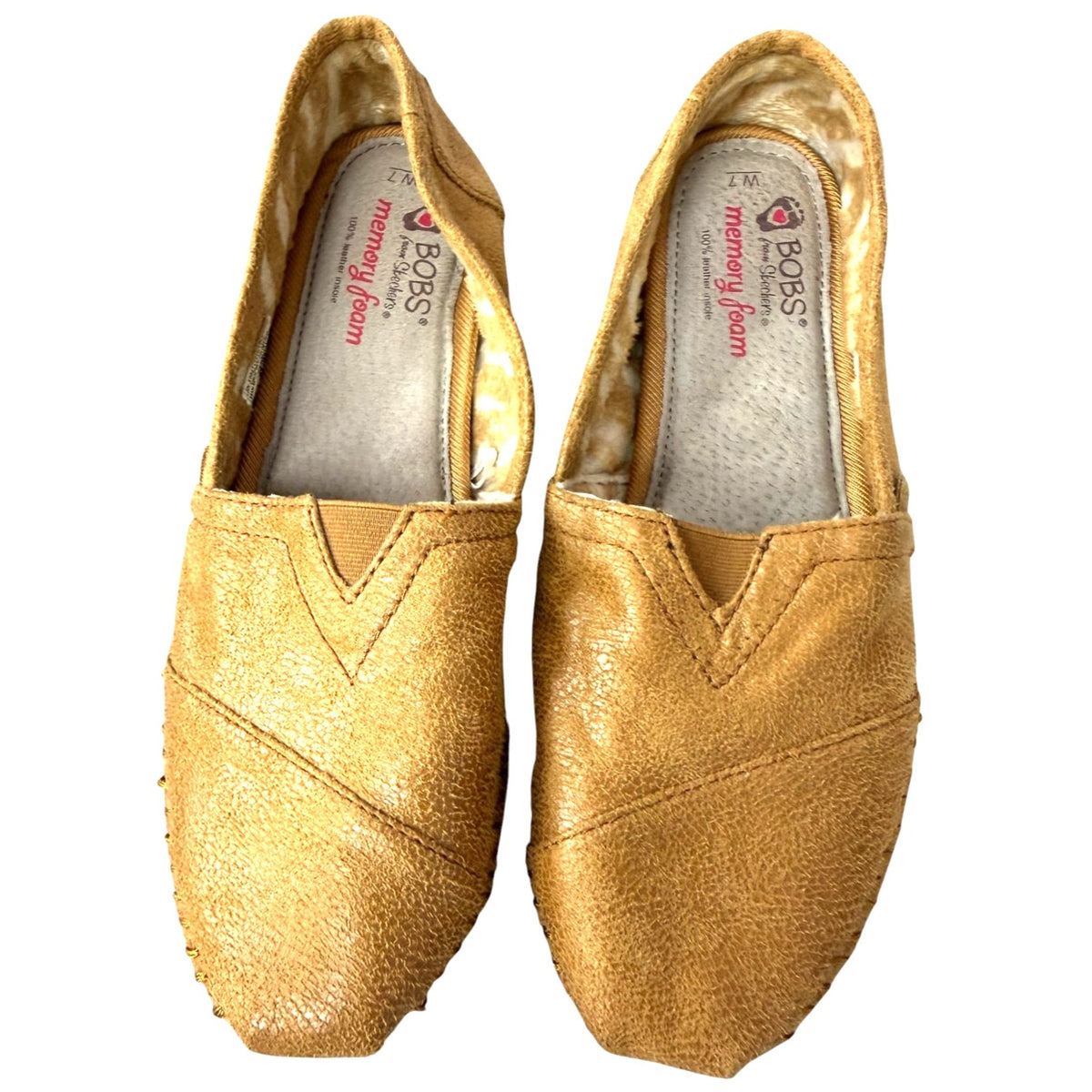 BOBS From Skechers Luxe Rain Dance Slip-On Flats Women's 7