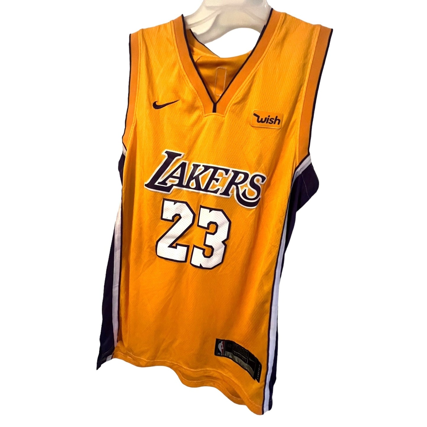 Nike Wish Los Angeles Lakers LeBron James 23 Jersey Men's XL (52)