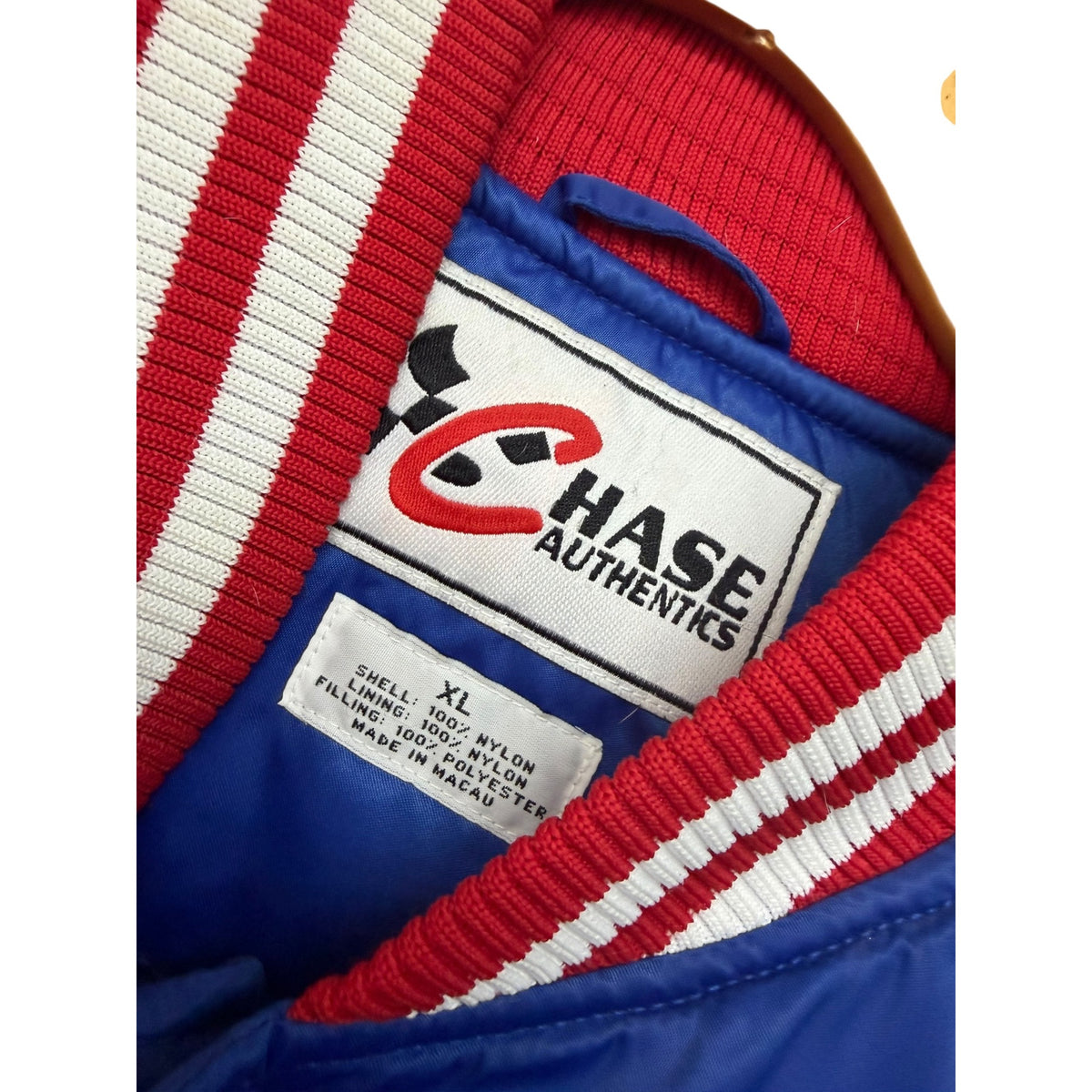 Vintage Chase Authentics NASCAR Dale Jarrett #88 Racing Satin Bomber Jacket XL