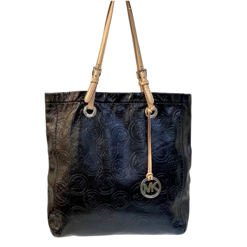 Michael Kors Jet Set Tote W/ Signature Logo