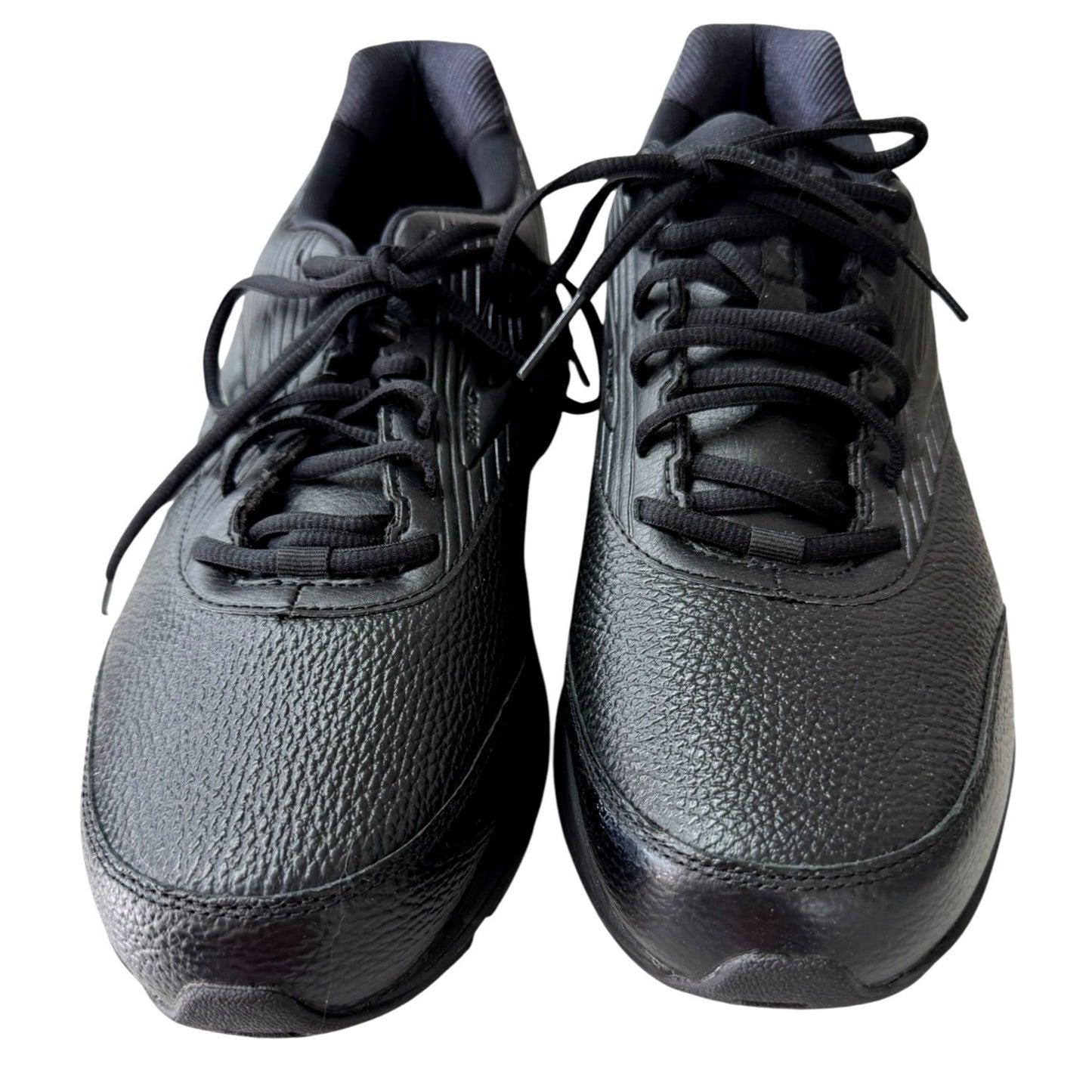 Brooks Addiction Walker 2 Men's Black Leather Slip-Resistant Walking Shoes Size 13