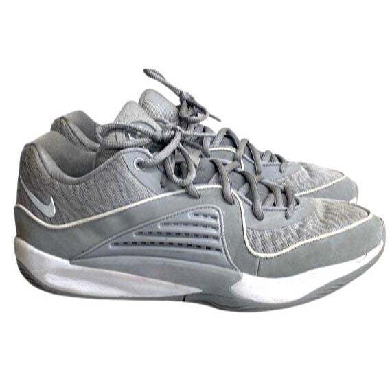 Nike KD Basketball Shoes Men's 9.5 Gray White Mesh Lightweight Cushioned Sole