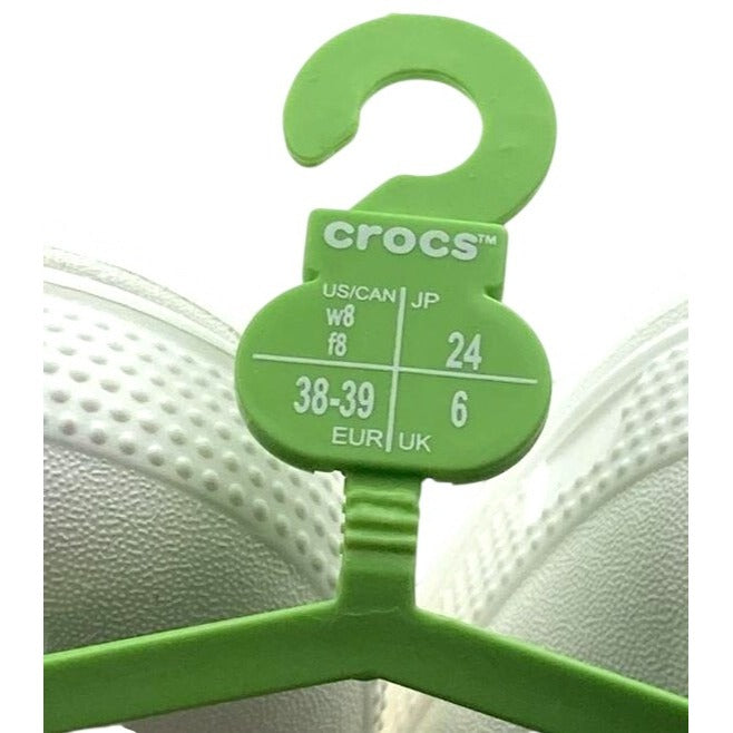 Women's Crocs Classic Platform Lined Clog W8 White NWT