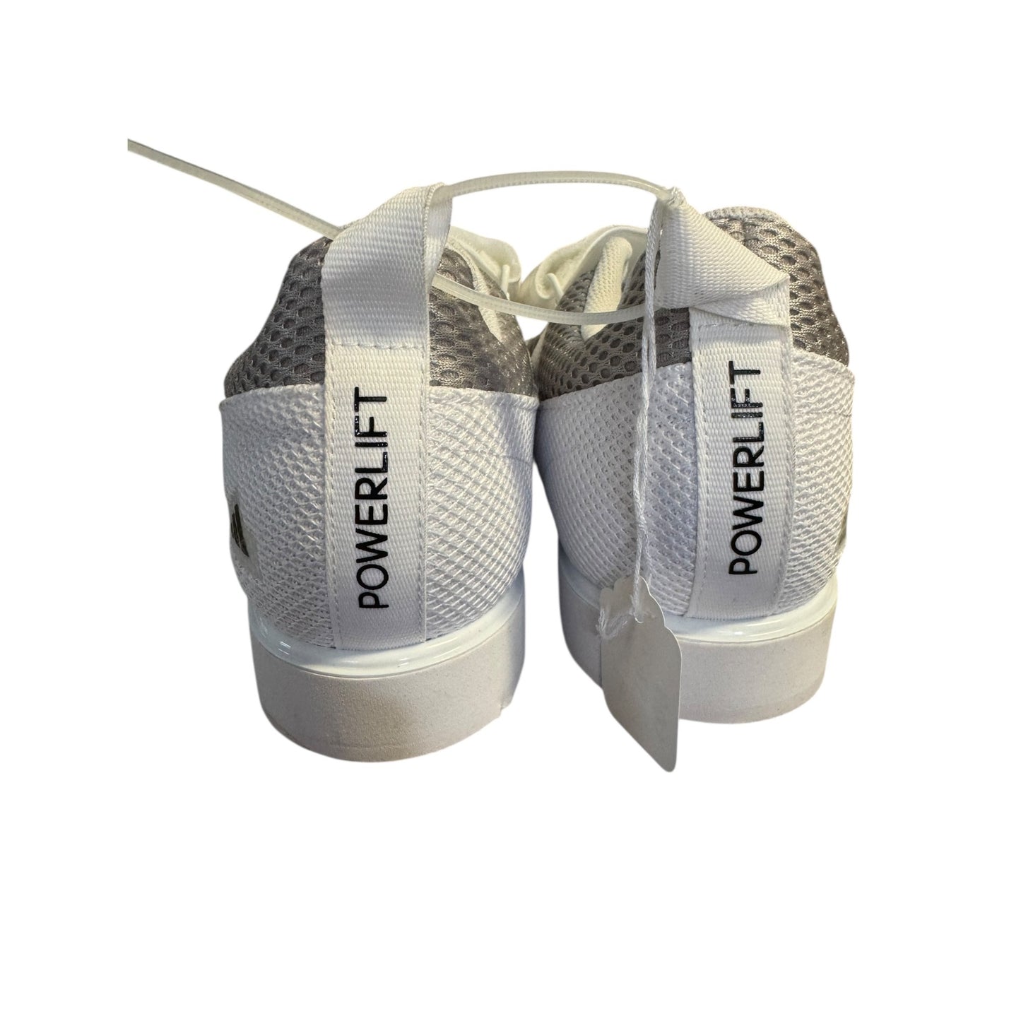 Adidas Powerlift Weightlifting Shoes White/Black Mesh Size 9.5