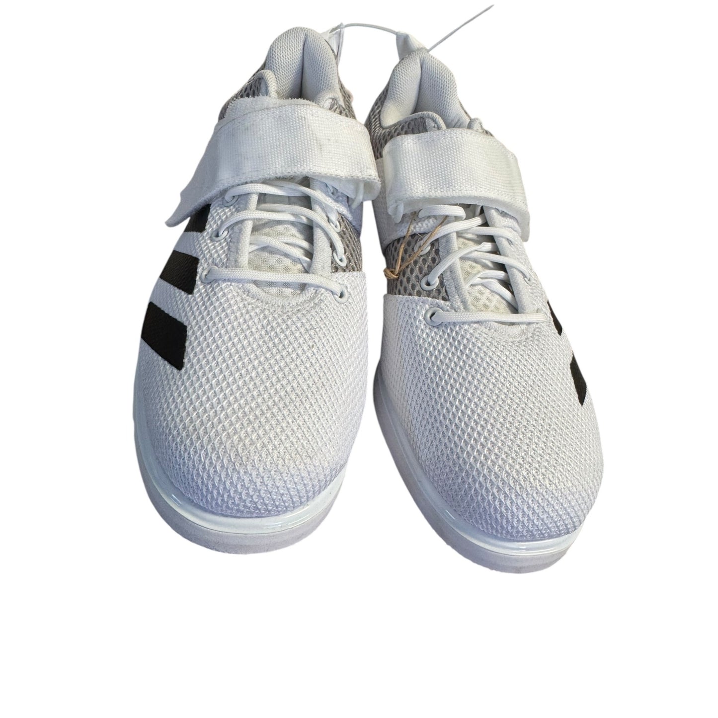 Adidas Powerlift Weightlifting Shoes White/Black Mesh Size 9.5