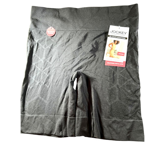 Jockey Generation Women's XXL Black Seam Free Microfiber Half Slip With Wicking & No-Chafe Smoothing Design
