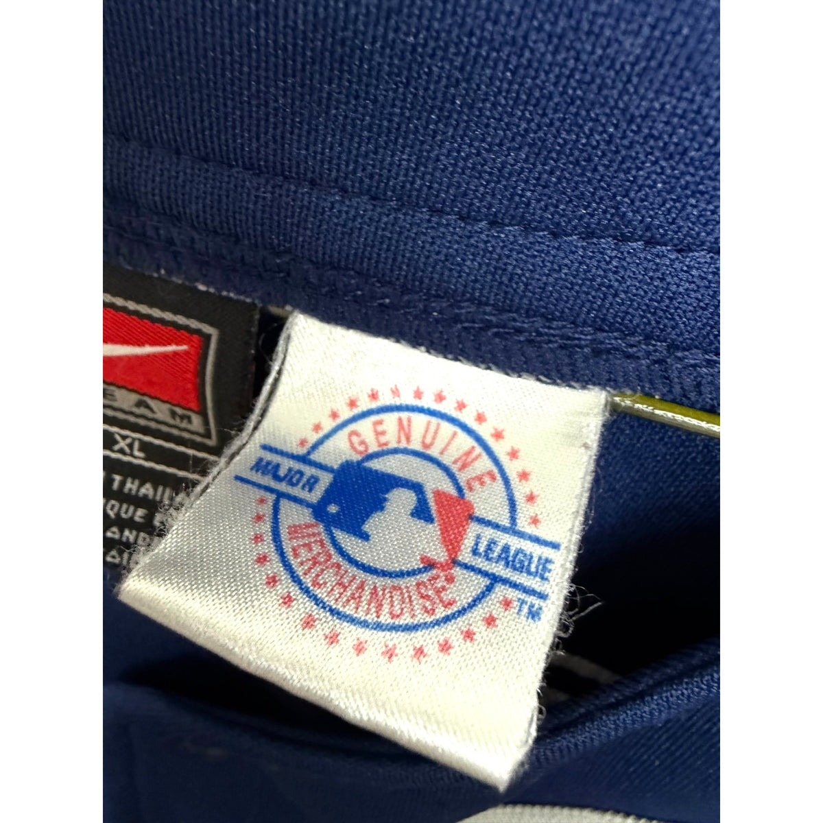 Nike Yankees Derek Jeter #2 Jersey Blue Button-Up MLB Authentic Apparel SZ XL