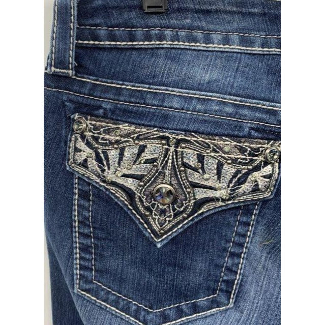 Miss Me Dark Wash Bootcut Jeans Size 30