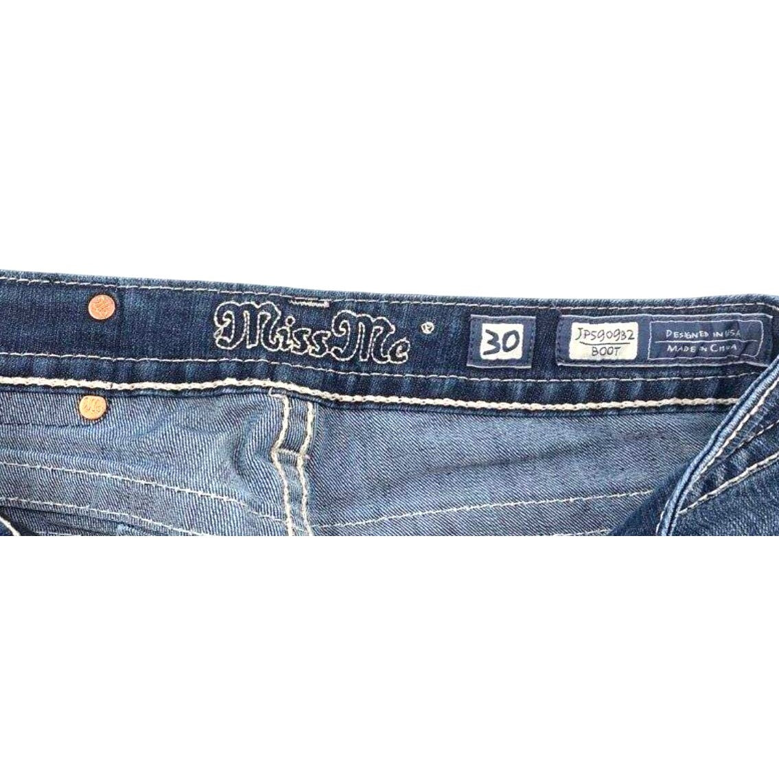 Miss Me Dark Wash Bootcut Jeans Size 30