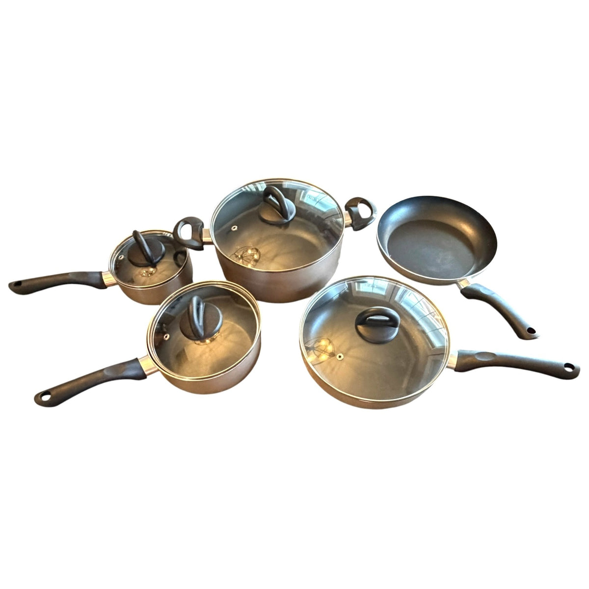 Chef Philippe 9-Piece Non-Stick Aluminum Cookware Set NWOB