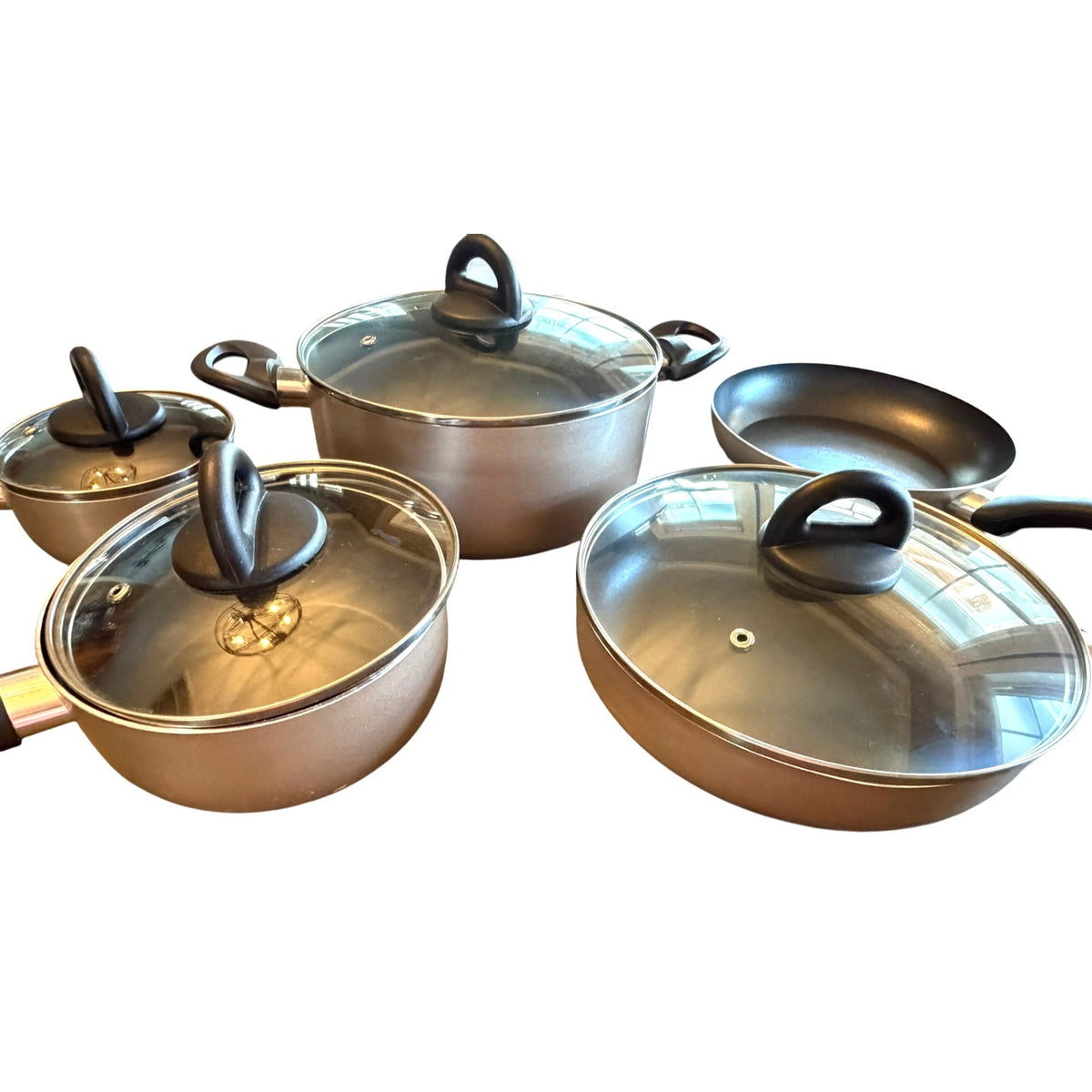 Chef Philippe 9-Piece Non-Stick Aluminum Cookware Set NWOB