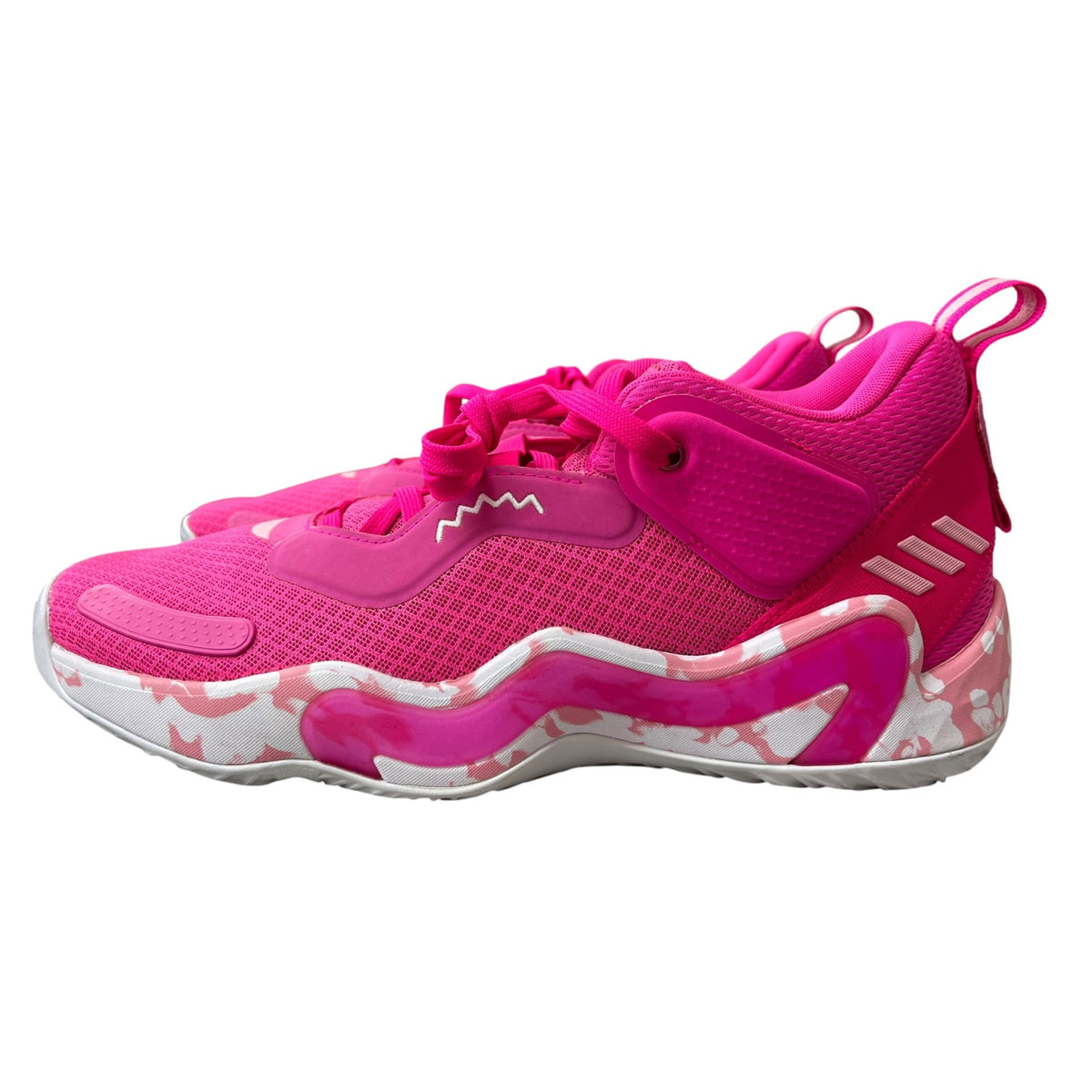 Adidas D.O.N. Issue #3 Team Shadow Pink Basketball Shoes SZ 12.5