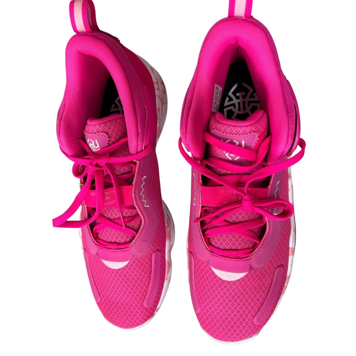 Adidas D.O.N. Issue #3 Team Shadow Pink Basketball Shoes SZ 12.5