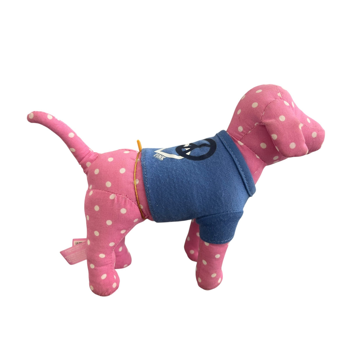 Set Of 3 Victoria's Secret Pink Logo Dog Plush Collectibles Assorted Designs
