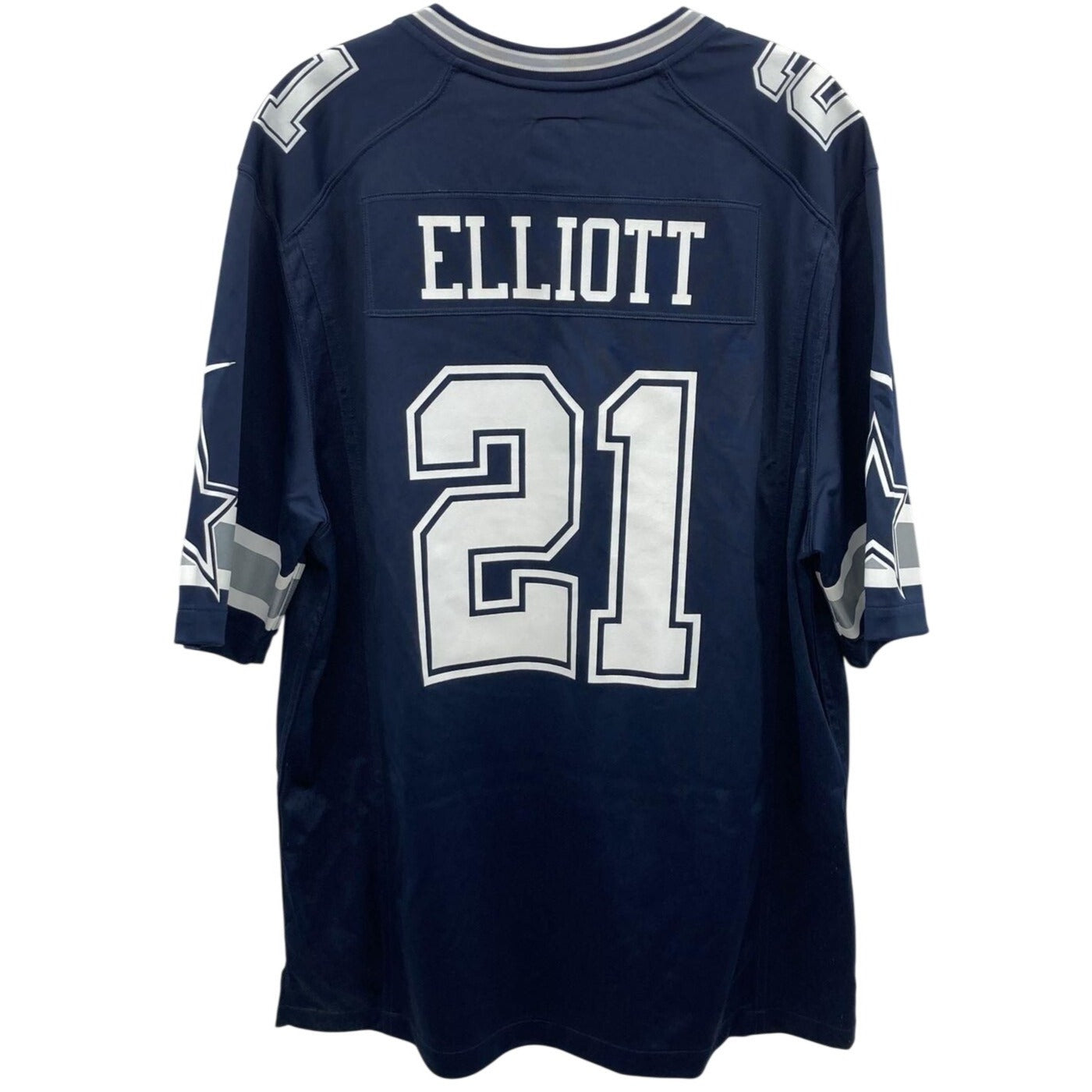 Dallas Cowboys Ezekiel Elliott #21 Navy Blue NFL On Field Jersey XL By Nike