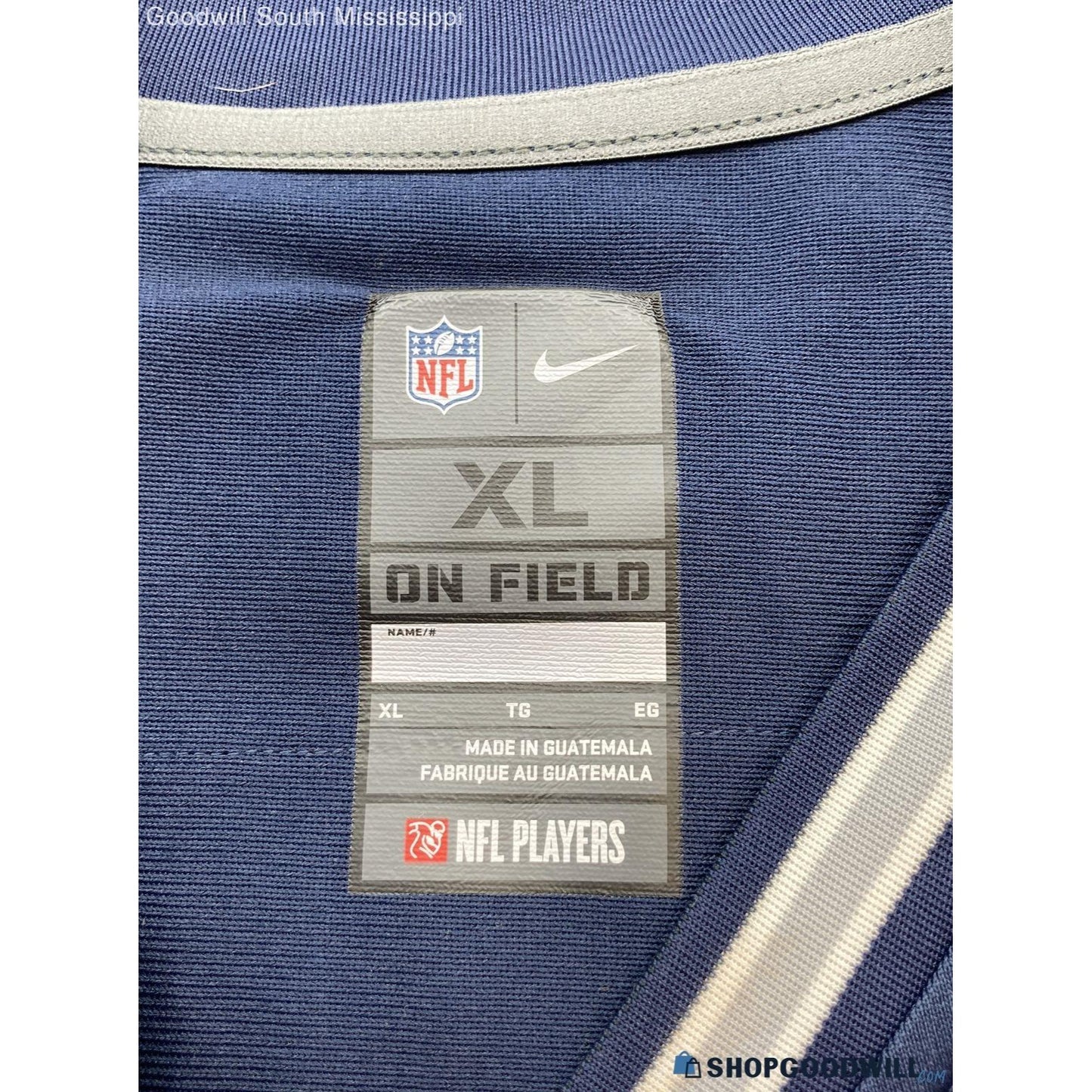 Dallas Cowboys Ezekiel Elliott #21 Navy Blue NFL On Field Jersey XL By Nike
