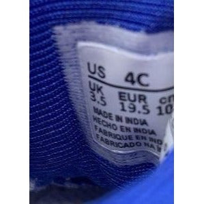 Nike Little Kids Air More Uptempo Sneakers Blue White 4C Basketball Shoes