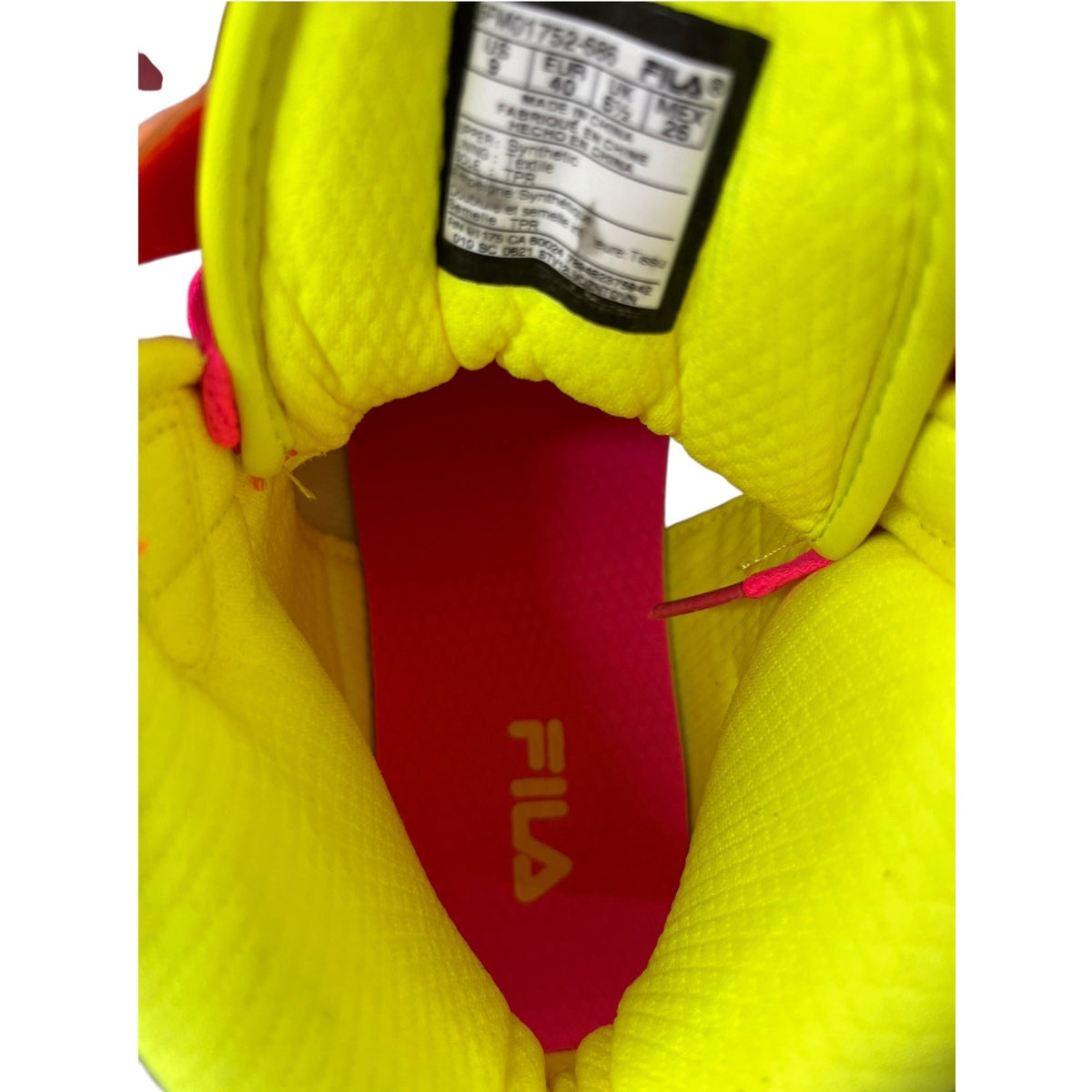 Fila Vulc 13 Superbright Sneakers Size 9 Women's High Top Shoes