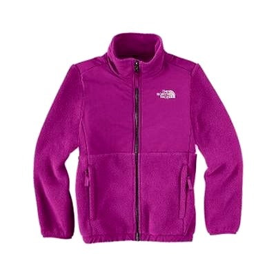 The North Face Toddler Girls Fleece Hoodie Jacket Purple Full Zip Size 4T