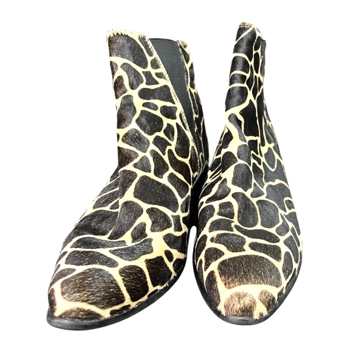 Urban Outfitters Giraffe Print Pony Hair Pola Chelsea Boots EU 36 US 5.5