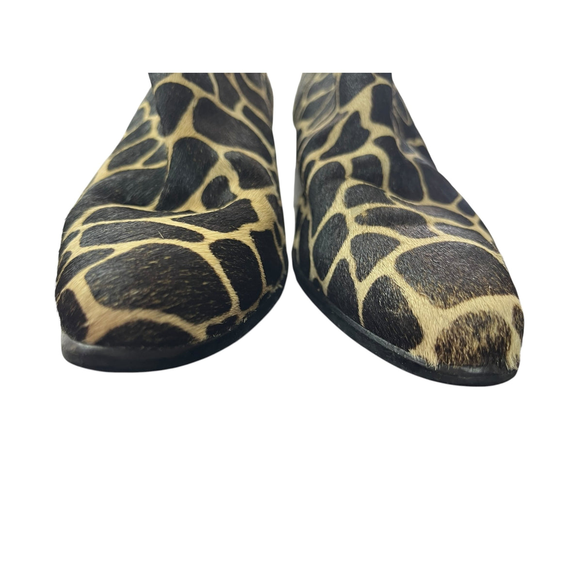 Urban Outfitters Giraffe Print Pony Hair Pola Chelsea Boots EU 36 US 5.5