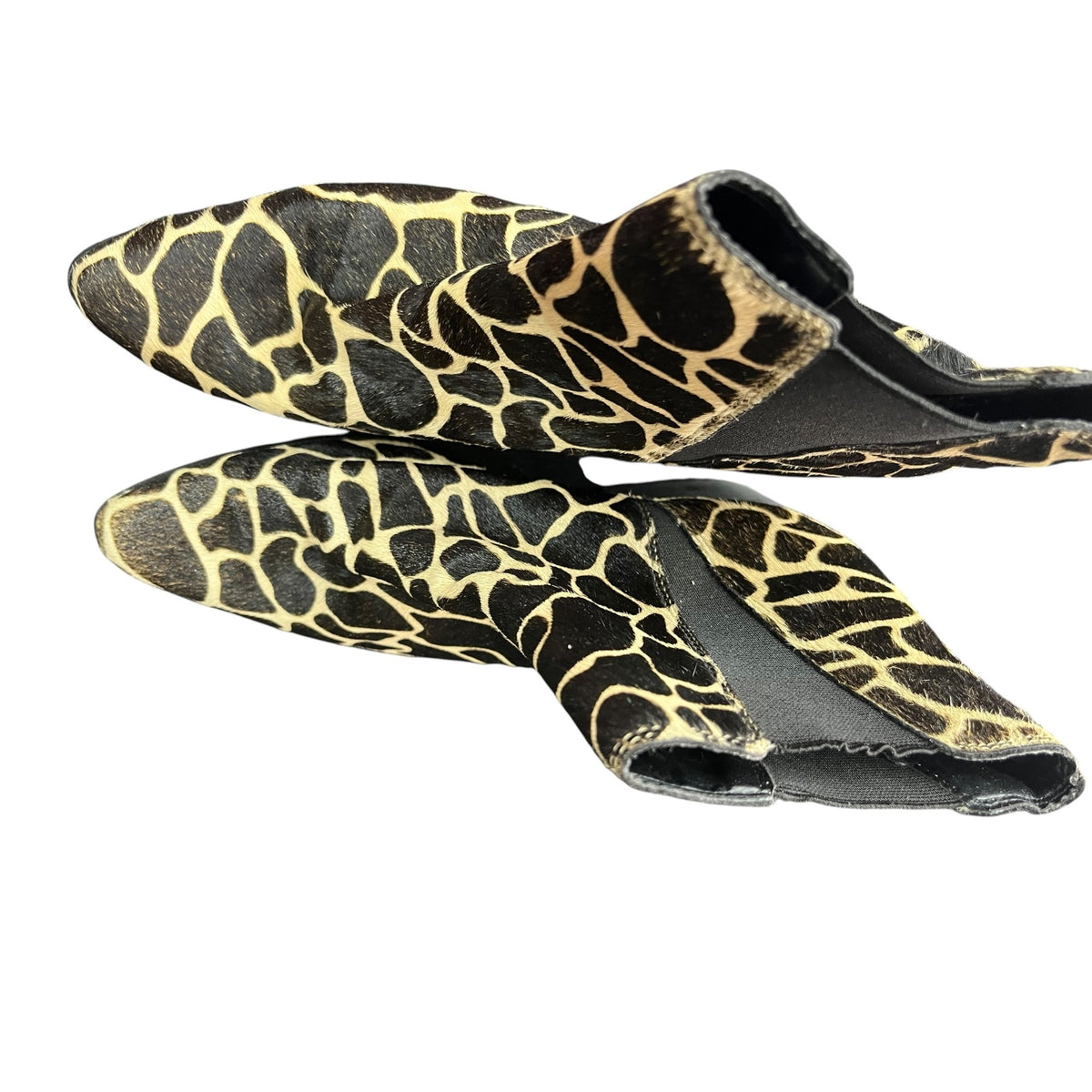 Urban Outfitters Giraffe Print Pony Hair Pola Chelsea Boots EU 36 US 5.5
