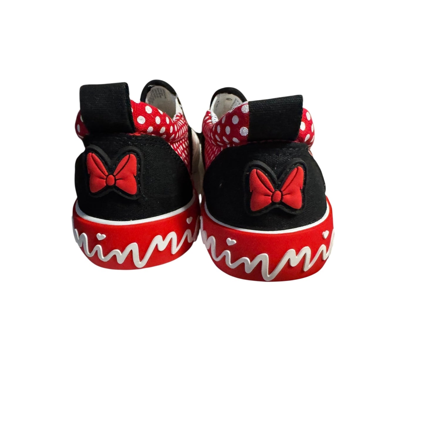 Disney Minnie Mouse Canvas Slip-On Shoes For Toddlers Size 2  NWOT
