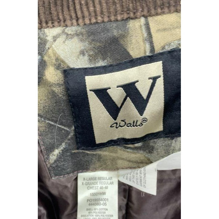 Walls Outdoor Goods Insulated Camouflage Hunting Coveralls Size XL