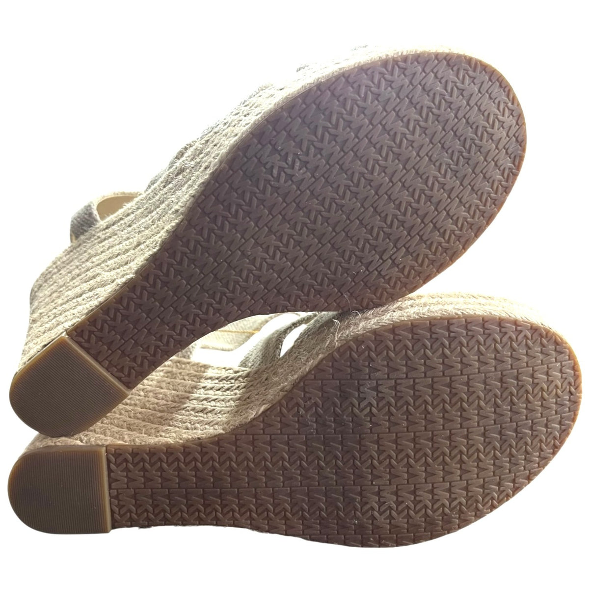 Michael Kors Women's Beige Wedge Sandals SZ 8