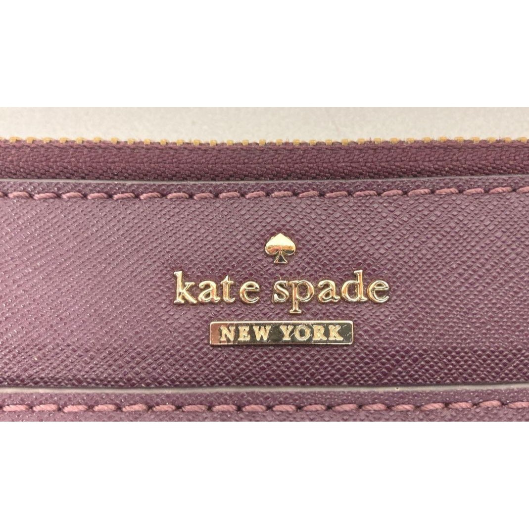 Kate Spade New York Burgundy Leather Crossbody Bag