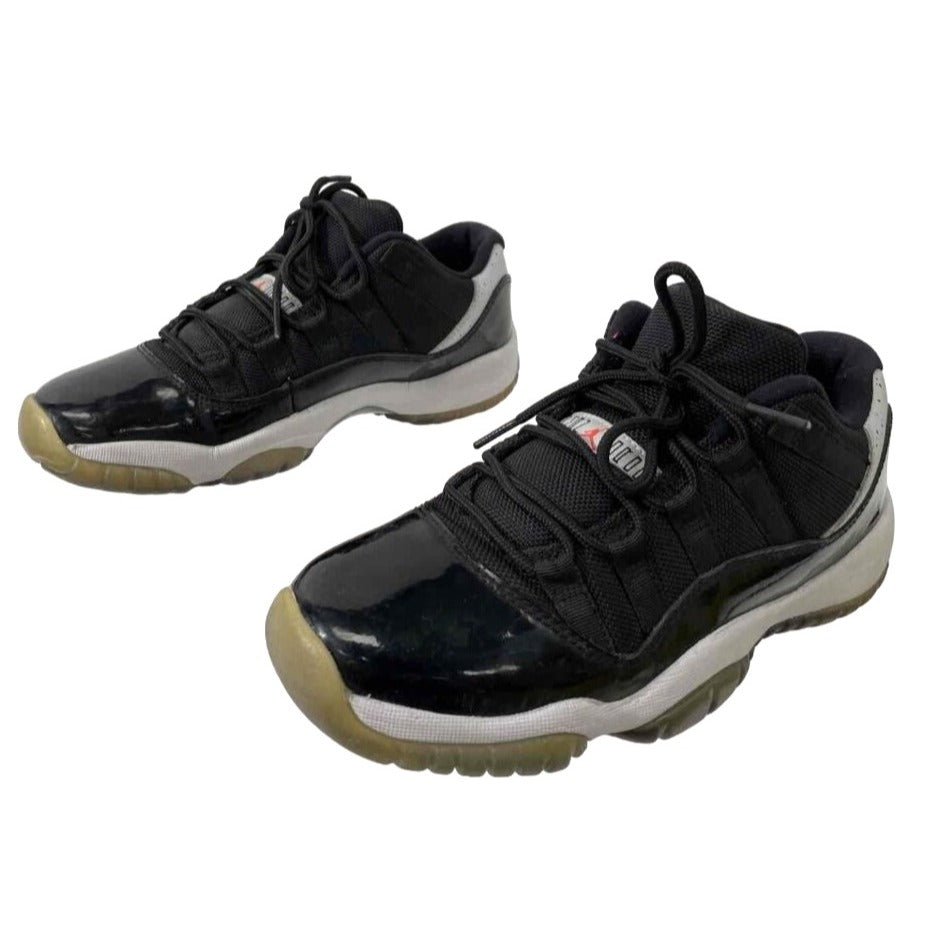 Air Jordan 11 Retro Low Infared Sneakers Size 6Y Black & White Patent Leather Boys Athletic Shoes