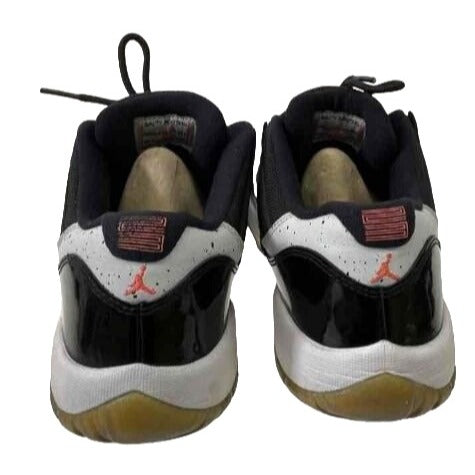 Air Jordan 11 Retro Low Infared Sneakers Size 6Y Black & White Patent Leather Boys Athletic Shoes