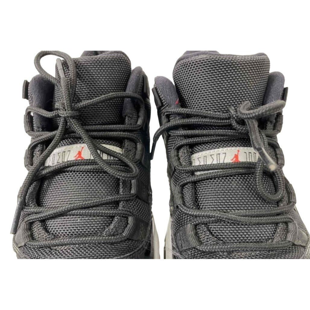 Air Jordan 11 Retro Low Infared Sneakers Size 6Y Black & White Patent Leather Boys Athletic Shoes