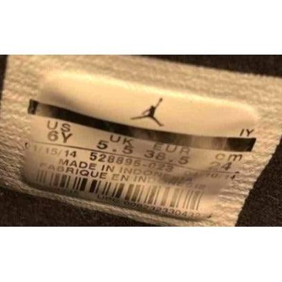 Air Jordan 11 Retro Low Infared Sneakers Size 6Y Black & White Patent Leather Boys Athletic Shoes