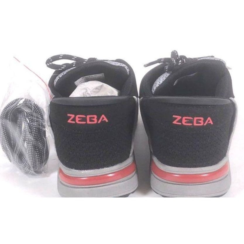 Zeba Steel Onyx Medium Sneakers Grey & Black Mens Size 7.5