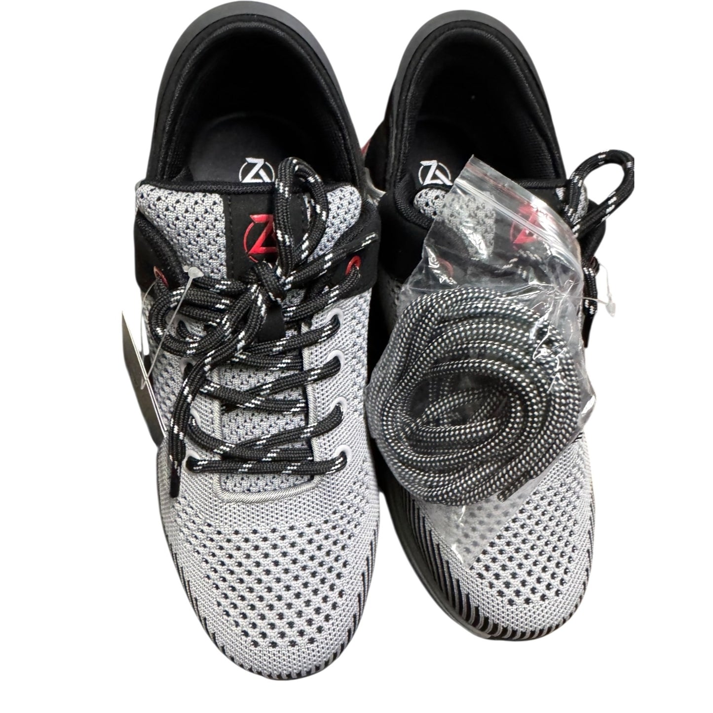Zeba Steel Onyx Medium Sneakers Grey & Black Mens Size 7.5