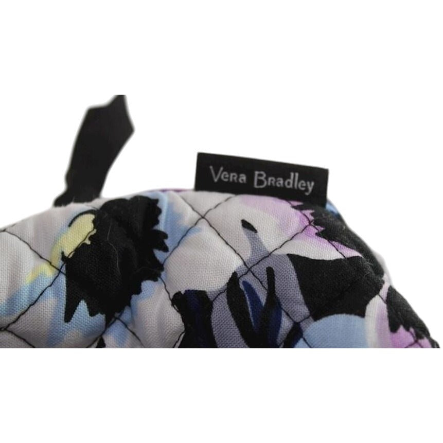 Vera Bradley Plum Pansies Quilted Shoulder Bag