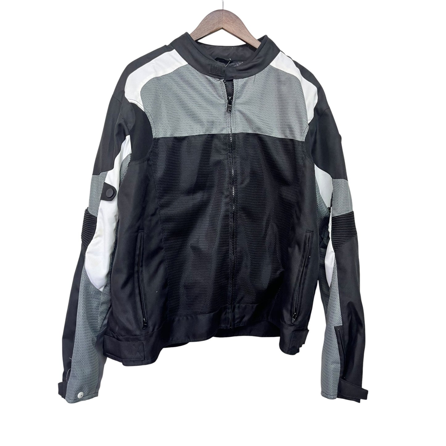 Bilt Black & Gray Mesh Motorcycle Jacket 3XL