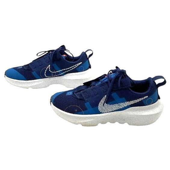 Nike Youth Crater Impact Sneakers Blue/White Size 4.5Y Lightweight